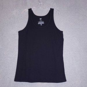 Bp Mens Tank Top Shirt Black Scoop Neck Sleeveless Stretch T-shirt 2X New‎
